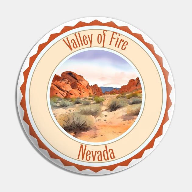 Valley of Fire, Nevada Pin by KeeganCreations