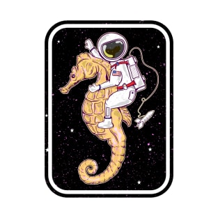 Astronaut riding a seahorse T-Shirt