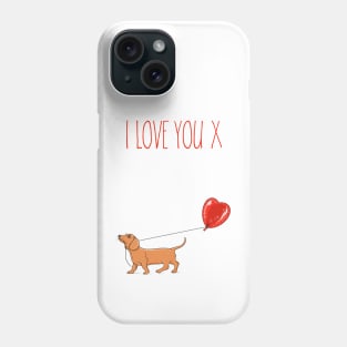 Sausage Dog Love Phone Case