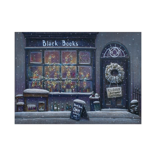 Black Books Christmas by illustore