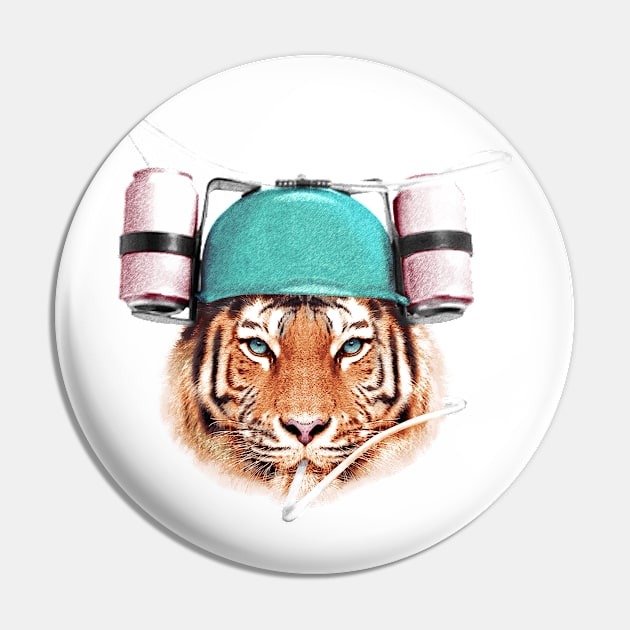 Swaggy Tiger Pin by 24julien