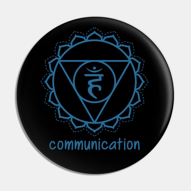 Chakra Gorge - Communication Pin by BlueZenStudio