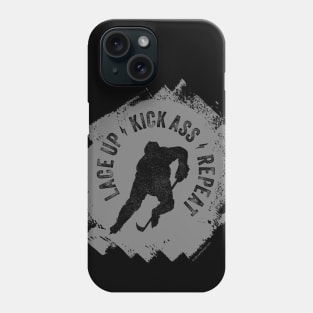 Lace Up. Repeat. (Hockey) Phone Case