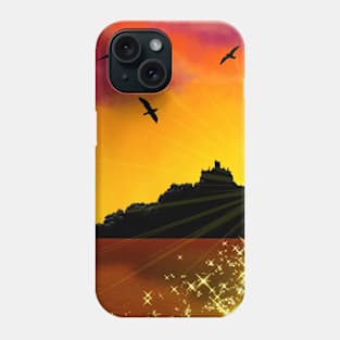 St. Michaels Mount Sunset Phone Case