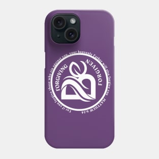 Circle of Forgiveness - Matthew 6:14 White Phone Case