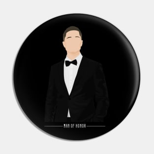 Man of Honor - Tim Bradford (white text) | The Rookie Pin