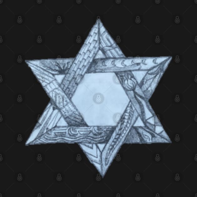 The 12 Tribes of Israel - Star of David by Culam Life