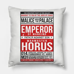 Malice Above The Palace Pillow