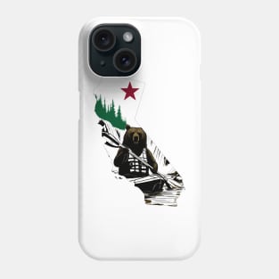 Kayaking California Bear Phone Case