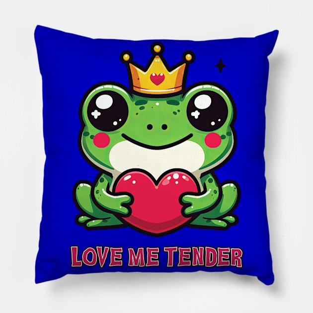 Frog Prince 20 Pillow by Houerd