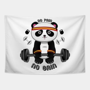 No Pain No Gain Gym Tapestry