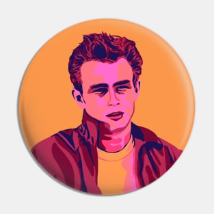 James Dean Portrait Pin