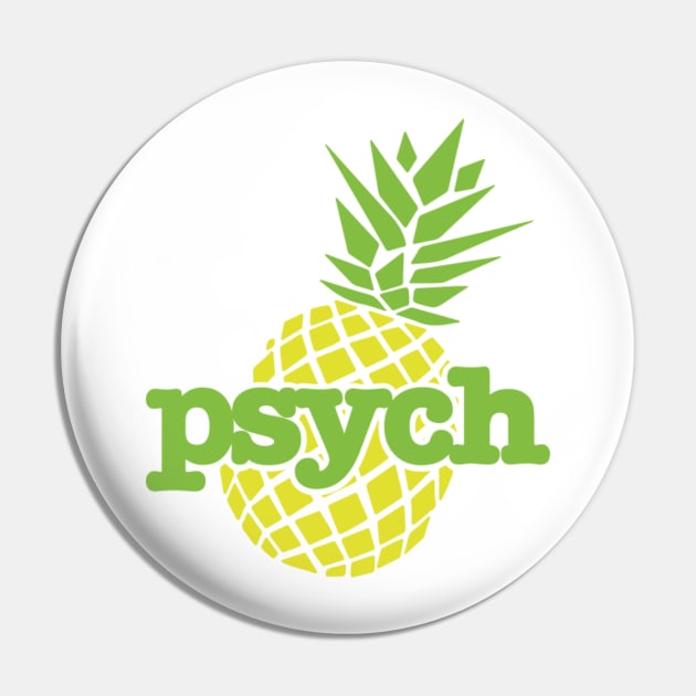 Psych Pineapple Pin by JJFDesigns