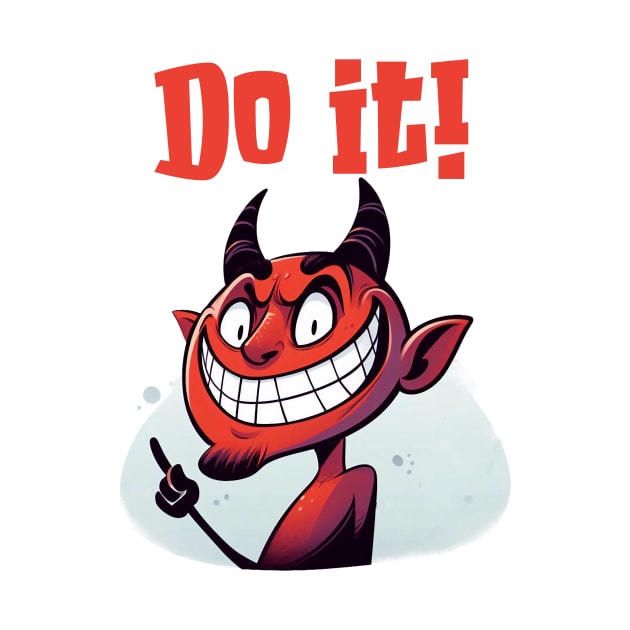 Devil made me do it Illustration by Dmytro