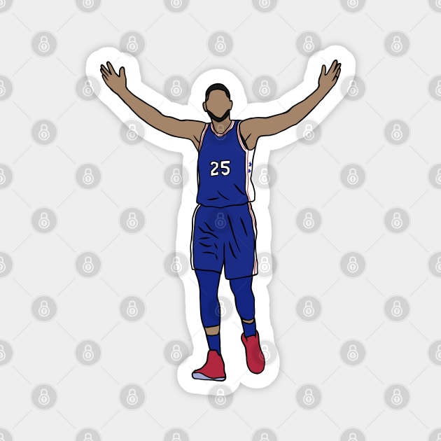 Ben Simmons Embrace The Crowd Magnet by rattraptees