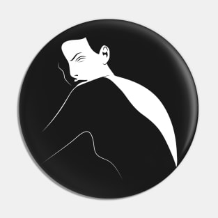 BW Girl Pin