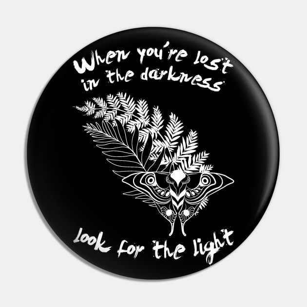 TLOU Ellie Tattoo Look for the Light Pin by Power Up Prints