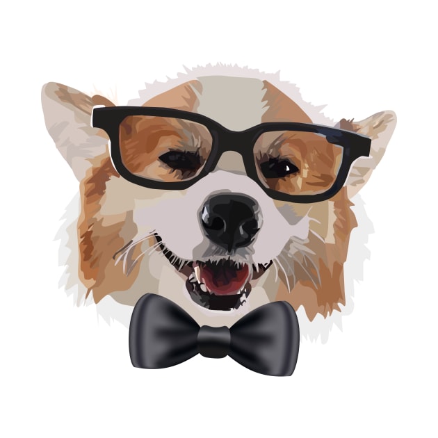 Smart Corgi by thedailysoe