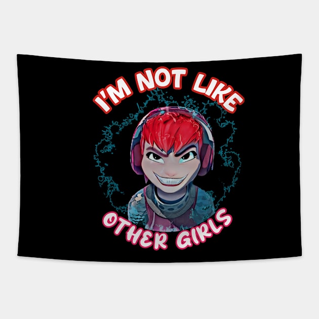 I'm not like other girls Tapestry by Fadedstar