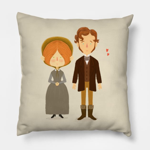 Jane Eyre Pillow by julianamotzko