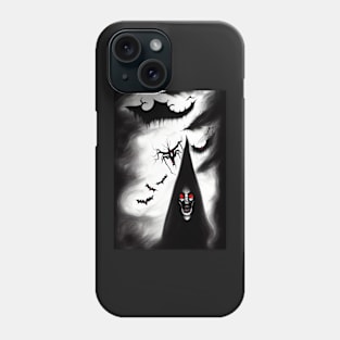 SCARY RED EYED SPOOKY HALLOWEEN VAMPIRE Phone Case