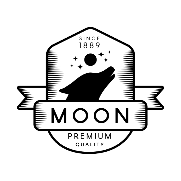 Since 1889 Moon Wolf by Rizaldiuk