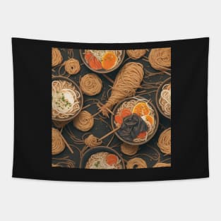 Ramen Pattern Tapestry