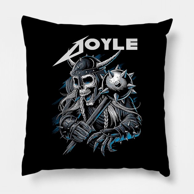 DOYLE VTG Pillow by rdsgnnn