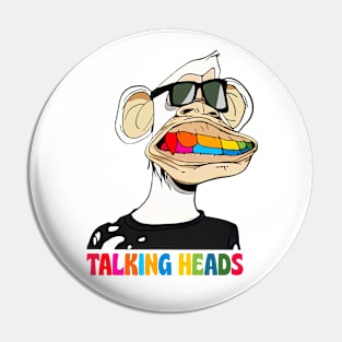 Talking Heads ••• Original Retro Fan Artwork Pin