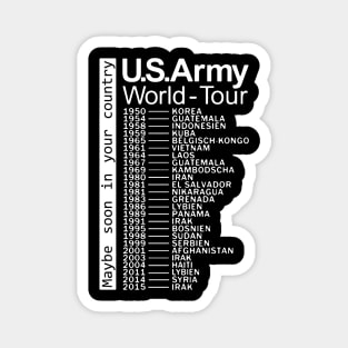 The US Army World Tour Magnet