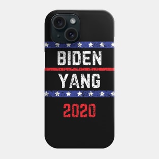 Joe Biden 2020 and Andrew Yang on the One Ticket. Biden Yang 2020 Vintage Distressed Phone Case