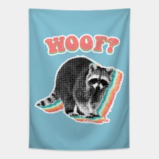 probably a dog - raccoon trash panda Tapestry