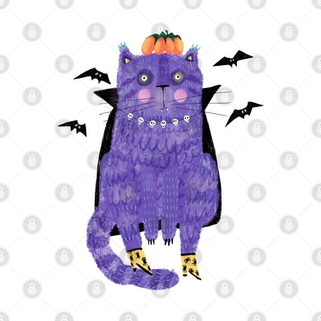 Halloween Cat by YanaStrunina