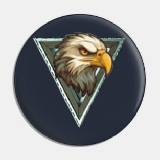 Powerful Eagle head Pin