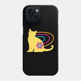 Cat silhouette Phone Case