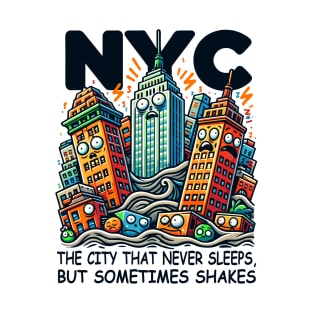 New York Buildings Tee: Fun City Art T-Shirt