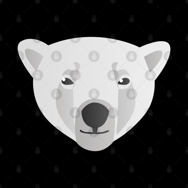 Polar Bear - Digital Vector Illustration by WaltTheAdobeGuy