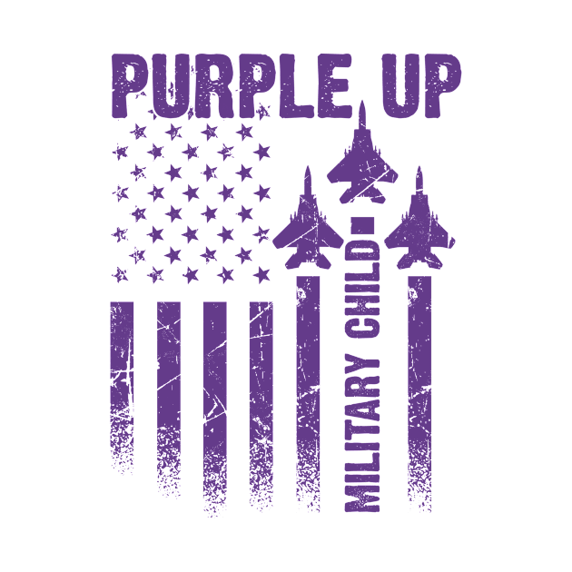 Purple Up For Military Child by mintipap