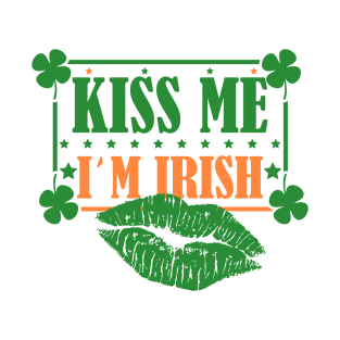 Kiss me I'm Irish Patricks Day T-Shirt