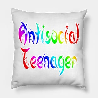 Antisocial Teenager V5 Pillow