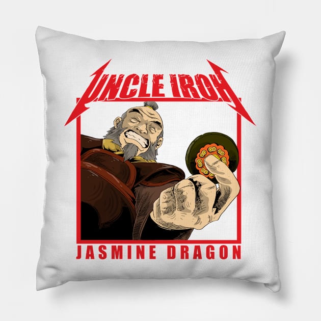 UNCLE IROH JASMINE DRAGON Pillow by imblessed