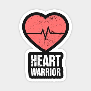 Heart Warrior | Heart Surgery Design Magnet