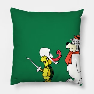 Touché Turtle and Dum Dum, Cartoon Series, Hanna-Barbera Pillow