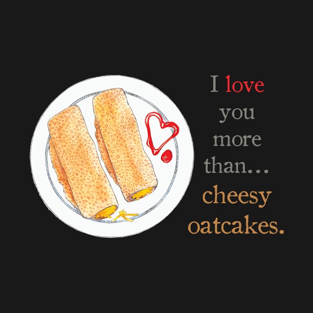 STOKE ON TRENT: CHEESY OATCAKES by shelleyjayne