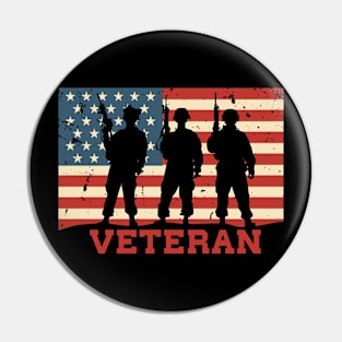 American Veteran Pin