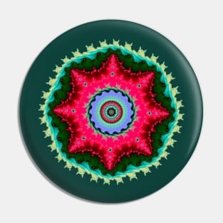 Fractal star Pin