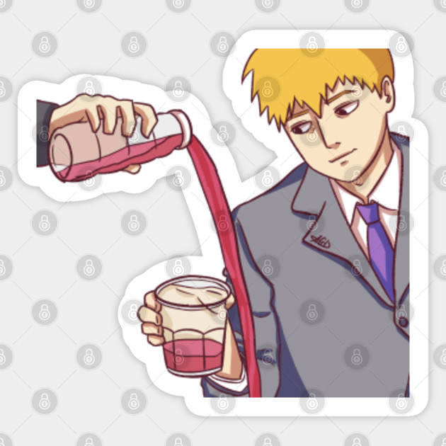Reigen Meme Mob Psycho 100 Reigen Pegatina Teepublic Mx