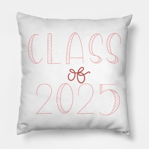 Class of 2025 Pillow by trippyzipp