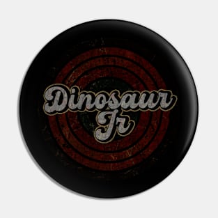 Dinosaur Jr vintage design on top Pin