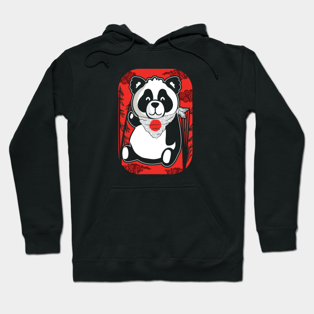 panda hoodie anime